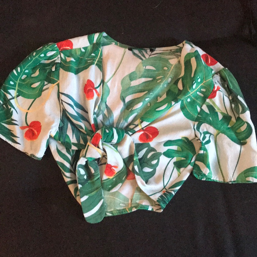 Zara tie top